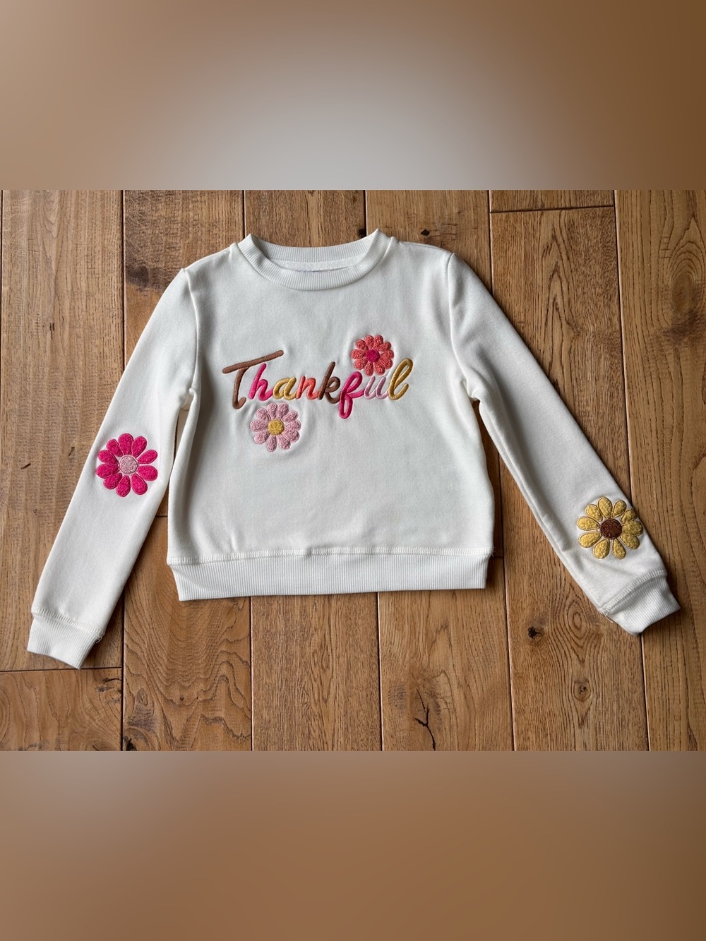 Btween Thankful Crewneck Sweatshirt size 5